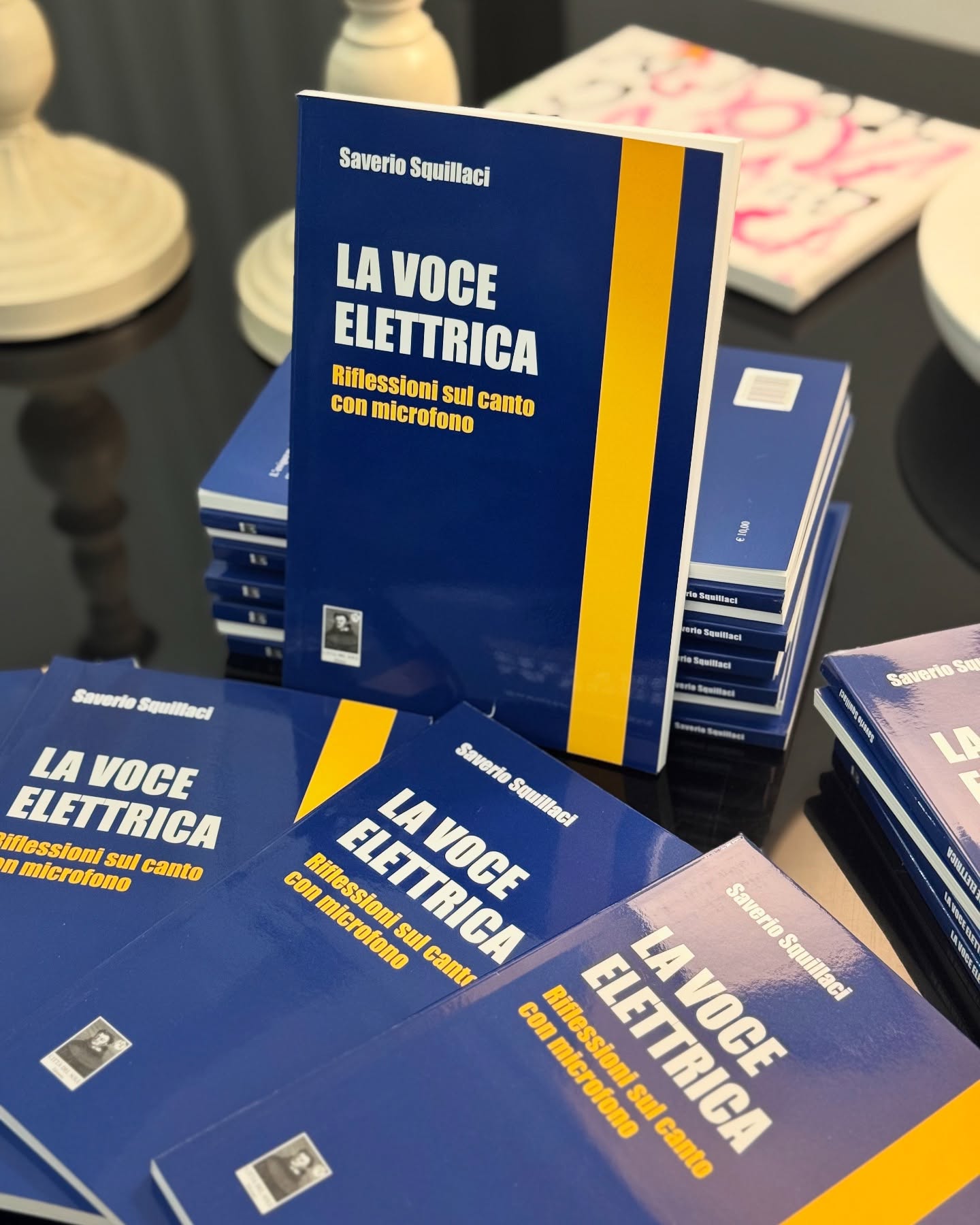 Copertina del libro La Voce Elettrica di Saverio Squillaci